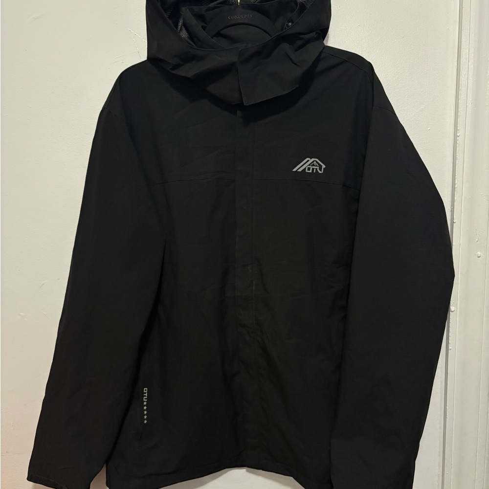 Men's Black Hooded Jacket
